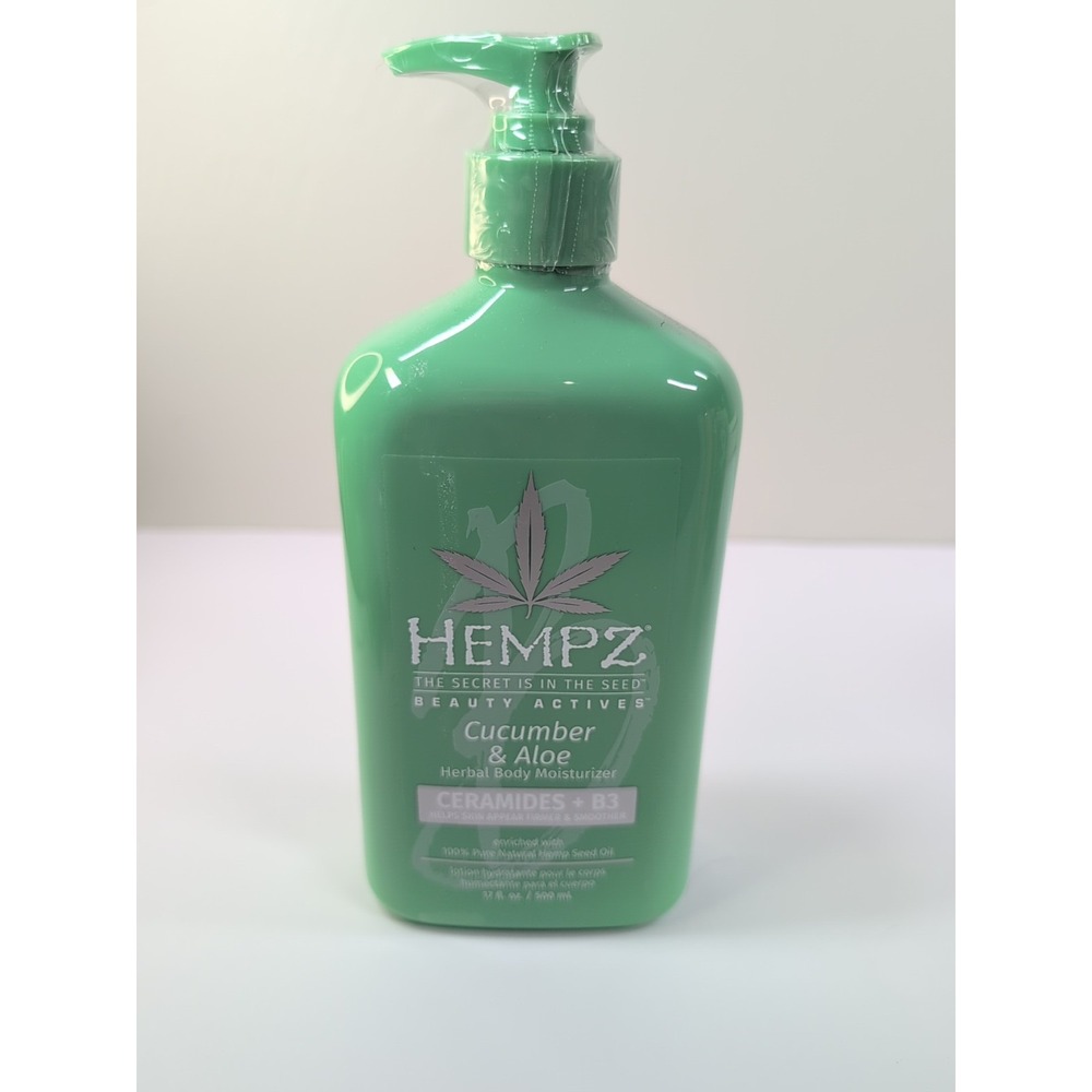 HEMPZ CUCUMBER & ALOE HERBAL BODY‎ MOISTURIZER 17OZ